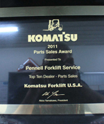 2011 Top Ten Dealers Award